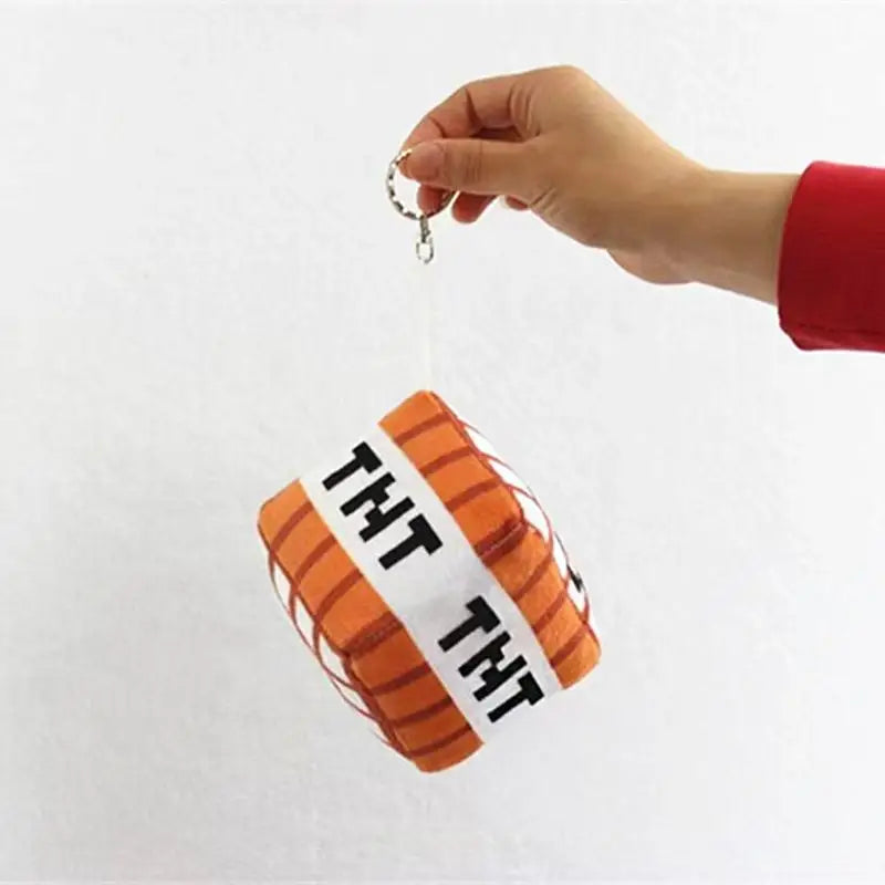 Tnt Plush Pillow Cube & Toy Key Chain