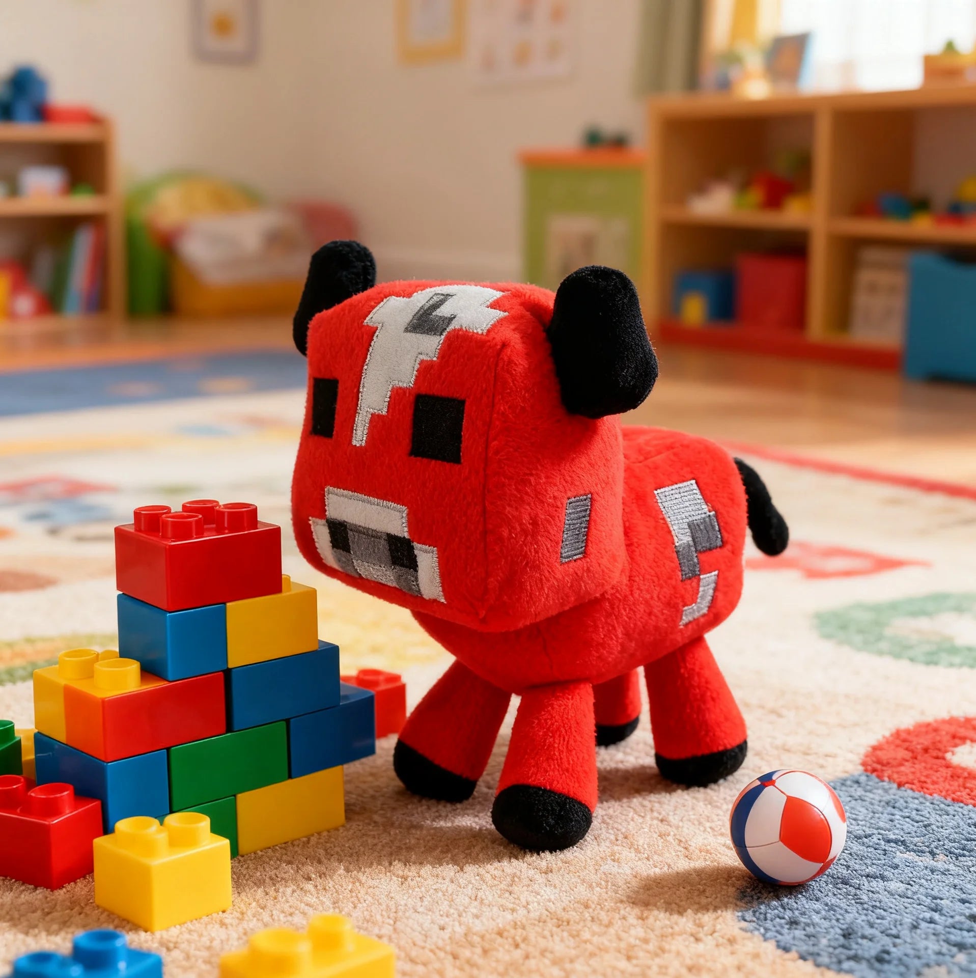 Red Cow Plush Toy