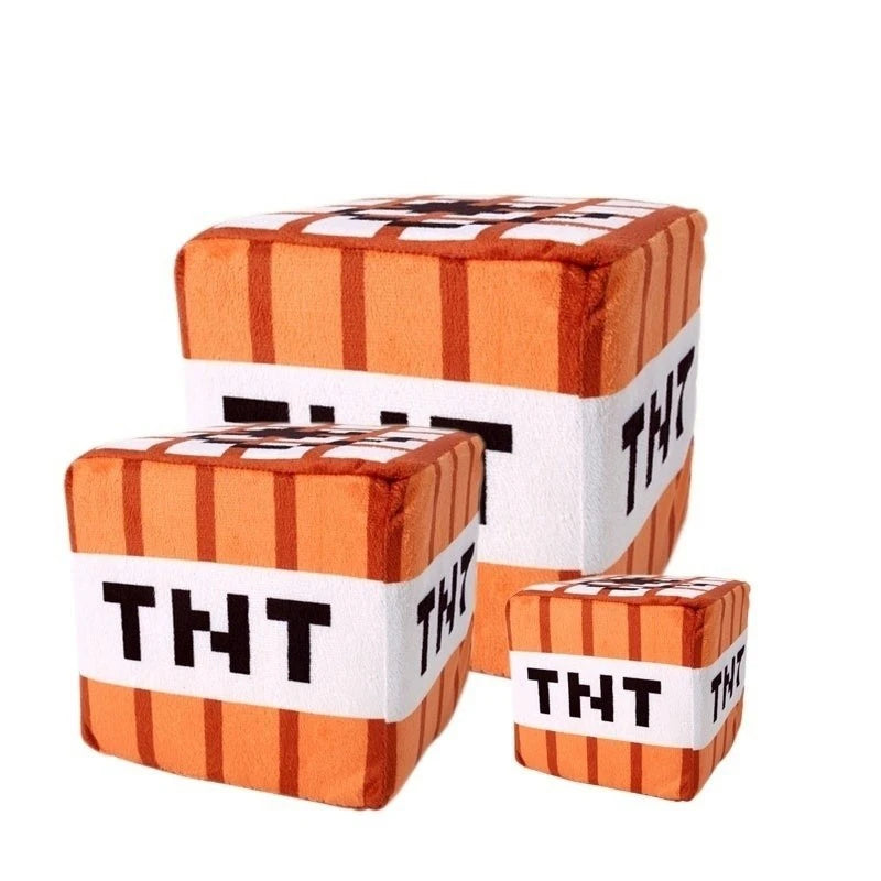 Tnt Plush Pillow Cube & Toy Key Chain